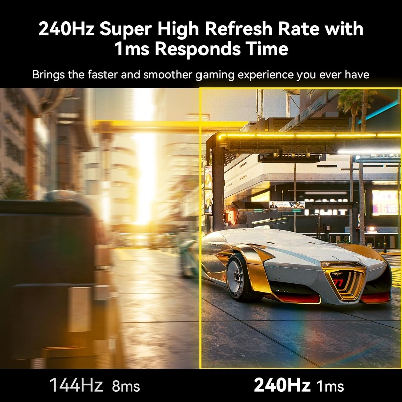 High Refresh Monitor - จอภาพเกมมิ่งโค้ง 32 นิ้ว 240Hz อัตราการรีเฟรชสูง, จอภาพเกมมิ่ง