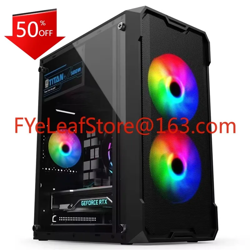 Pc Gaming Fullset - i3 6100 full gaming pc คอมพิวเตอร์ที่กําหนดเองชุดอุปกรณ์เดสก์ท็อปที่สร้างไว้ล่วงหน้าขายส่งสร้าง