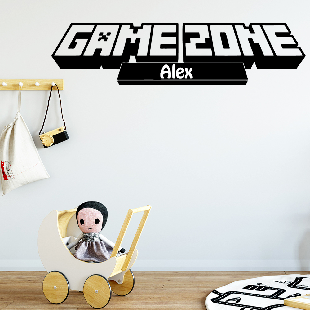 Pc Gaming Names - 1 PC ขายร้อนส่วนบุคคลชื่อเกม Zone Wall Decal