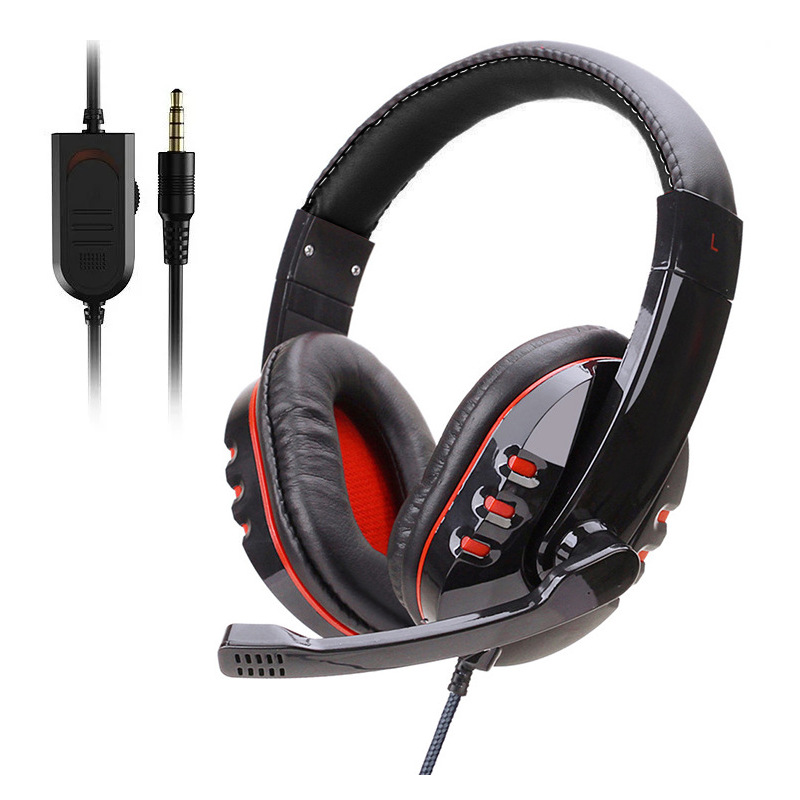 Pc Gaming Online - 722 ชุดหูฟังสำหรับเล่นเกม เหมาะสำหรับการเล่นเกมบนพีซีและการโทร พอร์ตคู่ เหมาะสำหรับการเรียนออนไลน์ ชุดหูฟัง