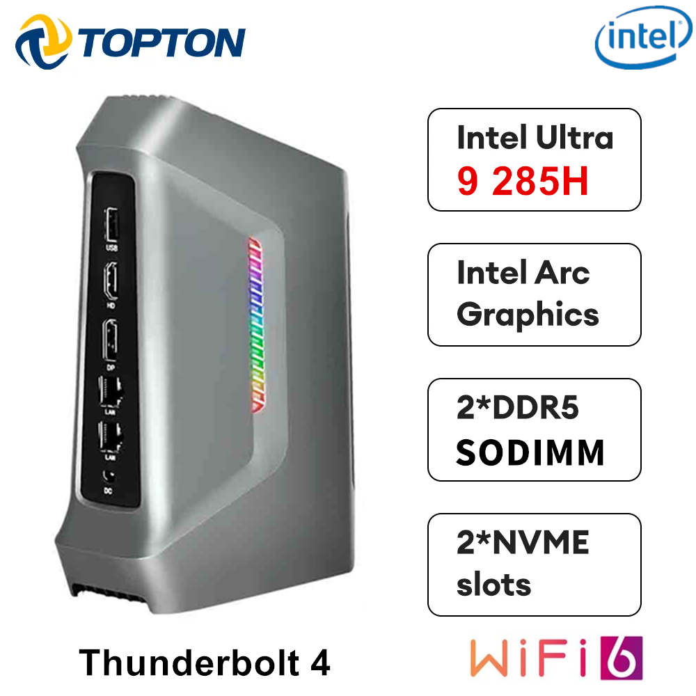 Pc Gaming Windows 7 - Topton F12 AI Gaming Mini PC
