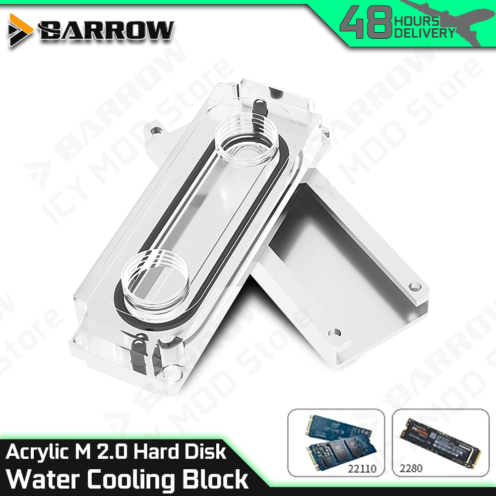 Pc Gaming Liquid - ชุดระบายความร้อนด้วยน้ำสำหรับ SSD รุ่น Barrow M2 Solid
