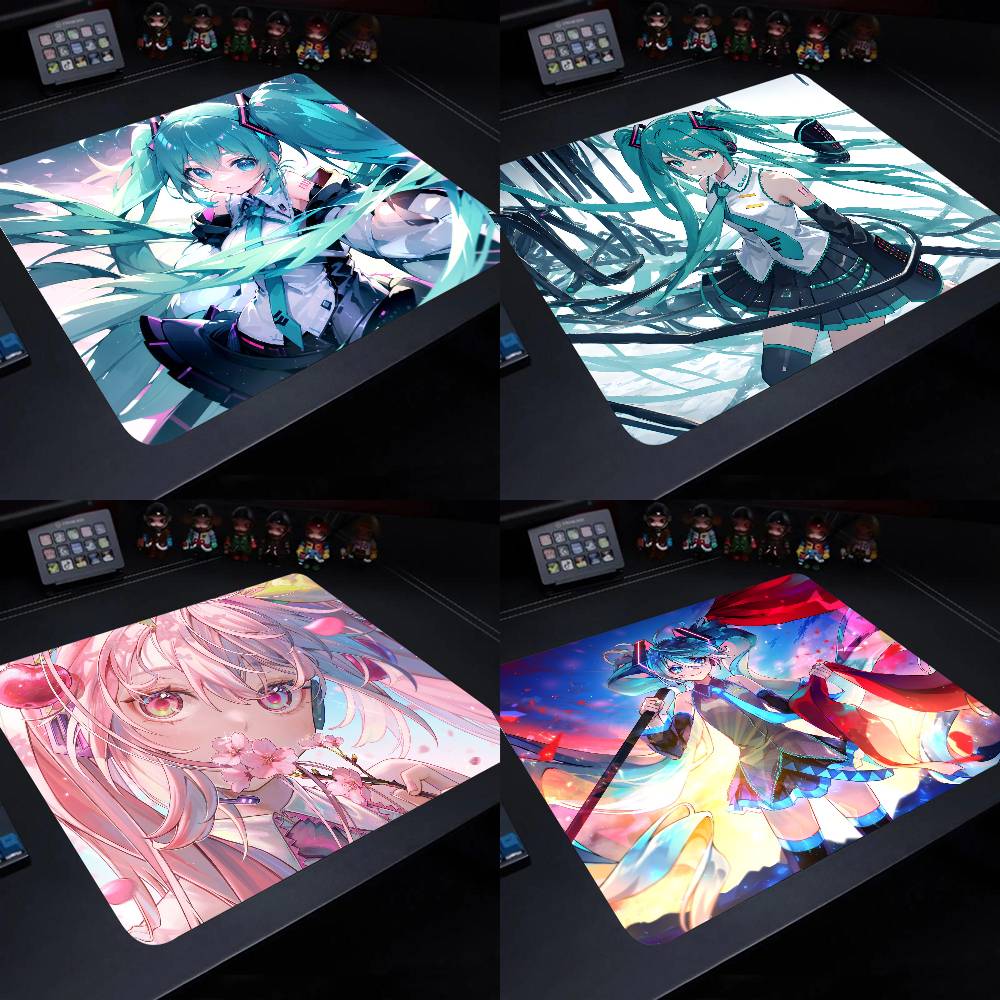 Pc Gaming Hatsune Miku - H-Hatsunes Miku Gaming Mouse Pad XS