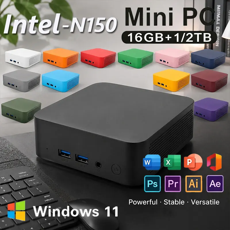 Pc Gaming Compact - มินิพีซีพกพาสำหรับเกมเมอร์ ปี 2026 Intel N150 Windows