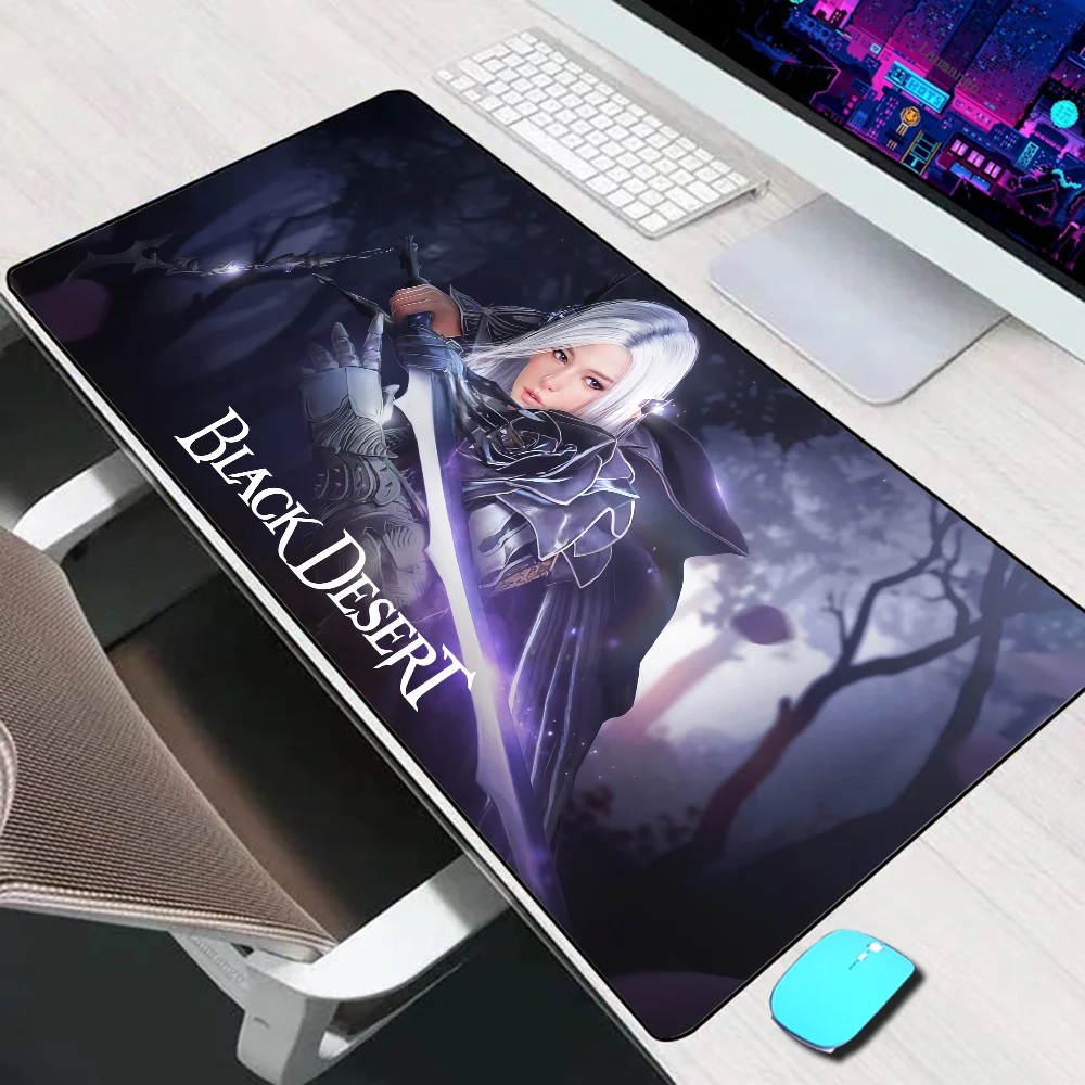 Pc Gaming Online - แผ่นรองเมาส์ขนาดใหญ่สำหรับเล่นเกมลายทะเลทรายสีดำแผ่นรองเมาส์แป้นพิมพ์แล็ปท็อปขนาดใหญ่แผ่นรองเมาส์คอมพิวเตอร์สำหรับนักเล่นเกมขนาด XXL