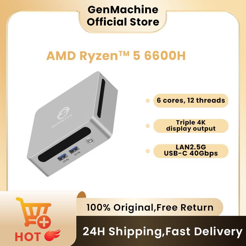Pc Gaming Windows 7 - GenMachine Ryzen 6600H 6600U 6800H Mini