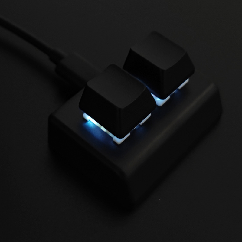 คีย์บอร์ดมาโครแบบใหม่ 2 ปุ่ม ค - Pc Gaming Drawing บทวิจารณ์และราคา