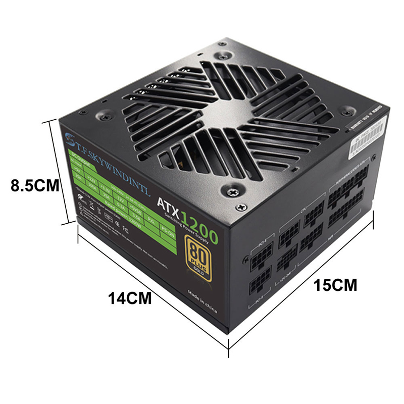 PCIE 5.0 1200W PC Power Supply - Pc Gaming Fullset บทวิจารณ์และราคา