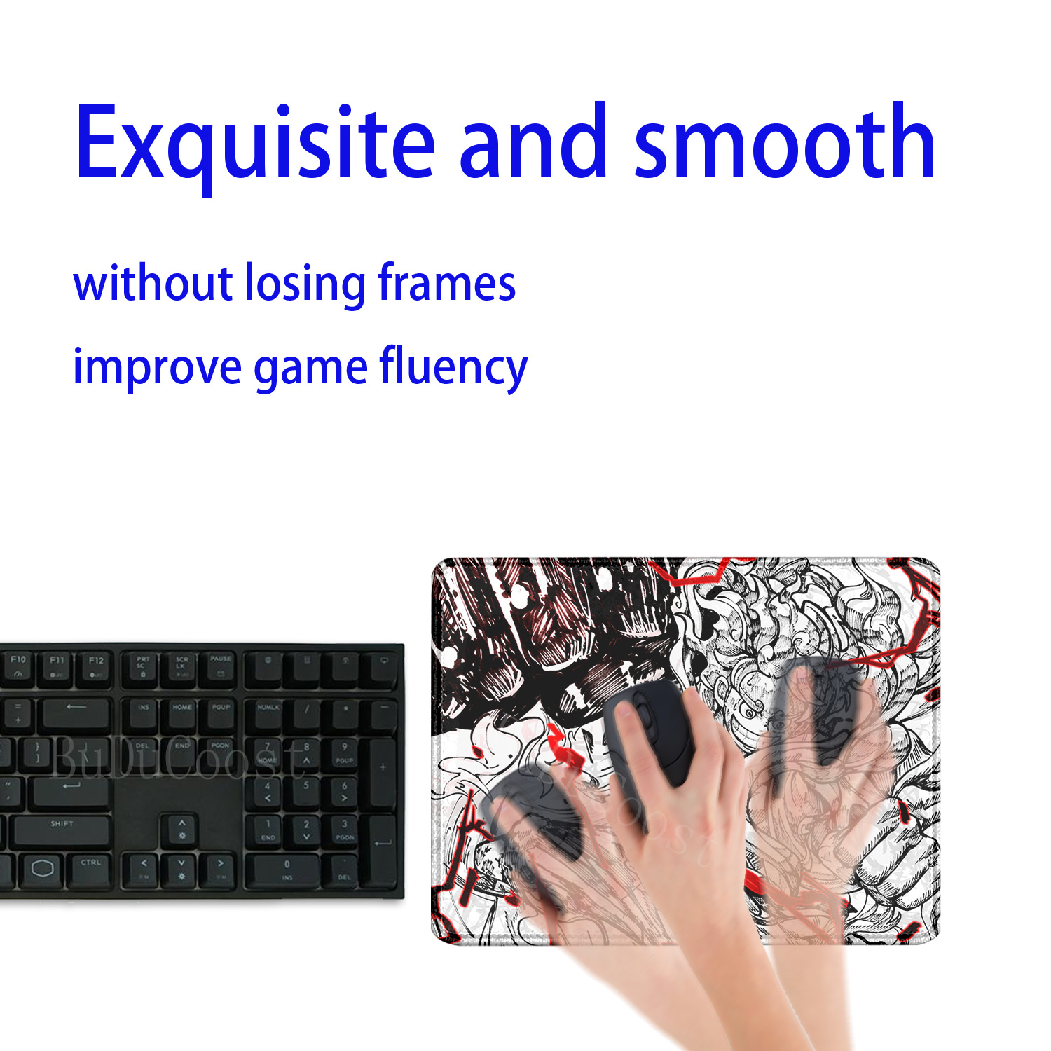 แผ่นรองเมาส์ลายการ์ตูนวันพีซสี - Pc Gaming Drawing บทวิจารณ์และราคา