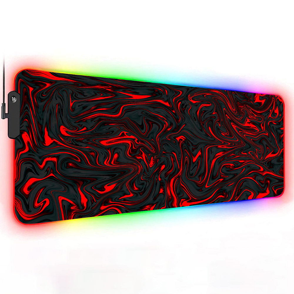 แผ่นรองเมาส์ RGB แผ่นรองเมาส์ส - Pc Gaming Liquid บทวิจารณ์และราคา