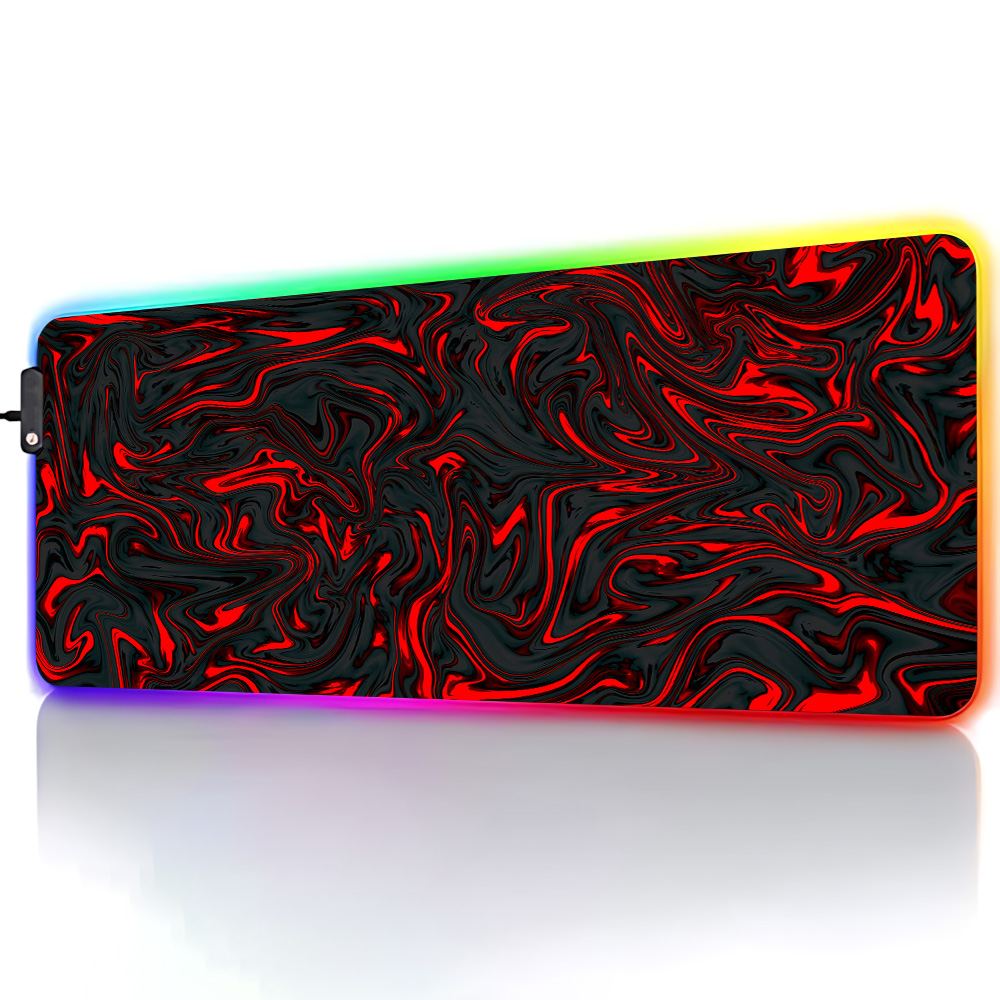 แผ่นรองเมาส์ RGB แผ่นรองเมาส์ส - Pc Gaming Liquid บทวิจารณ์และราคา