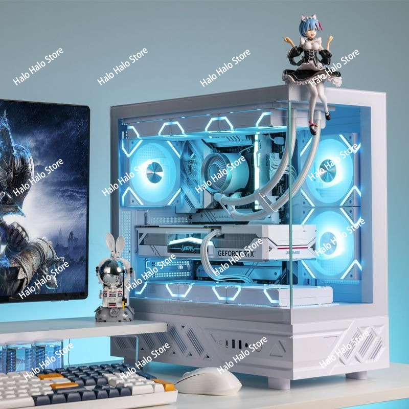 เคสคอมพิวเตอร์ ATX สีขาว วิวทะ - Pc Gaming Liquid บทวิจารณ์และราคา