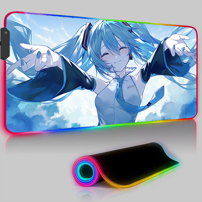 แผ่นรองเมาส์น่ารักสีชมพู HD RG - Pc Gaming Hatsune Miku บทวิจารณ์และราคา