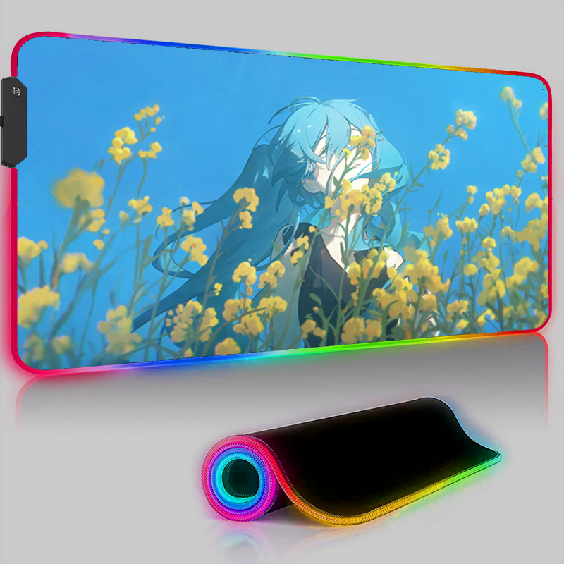 แผ่นรองเมาส์น่ารักสีชมพู HD RG - Pc Gaming Hatsune Miku บทวิจารณ์และราคา
