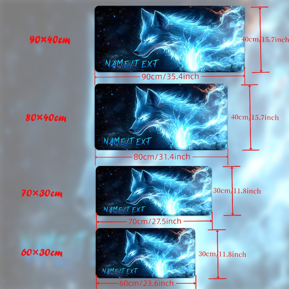 แผ่นรองเมาส์พิมพ์ลาย HD ขนาด X - Pc Gaming Names บทวิจารณ์และราคา
