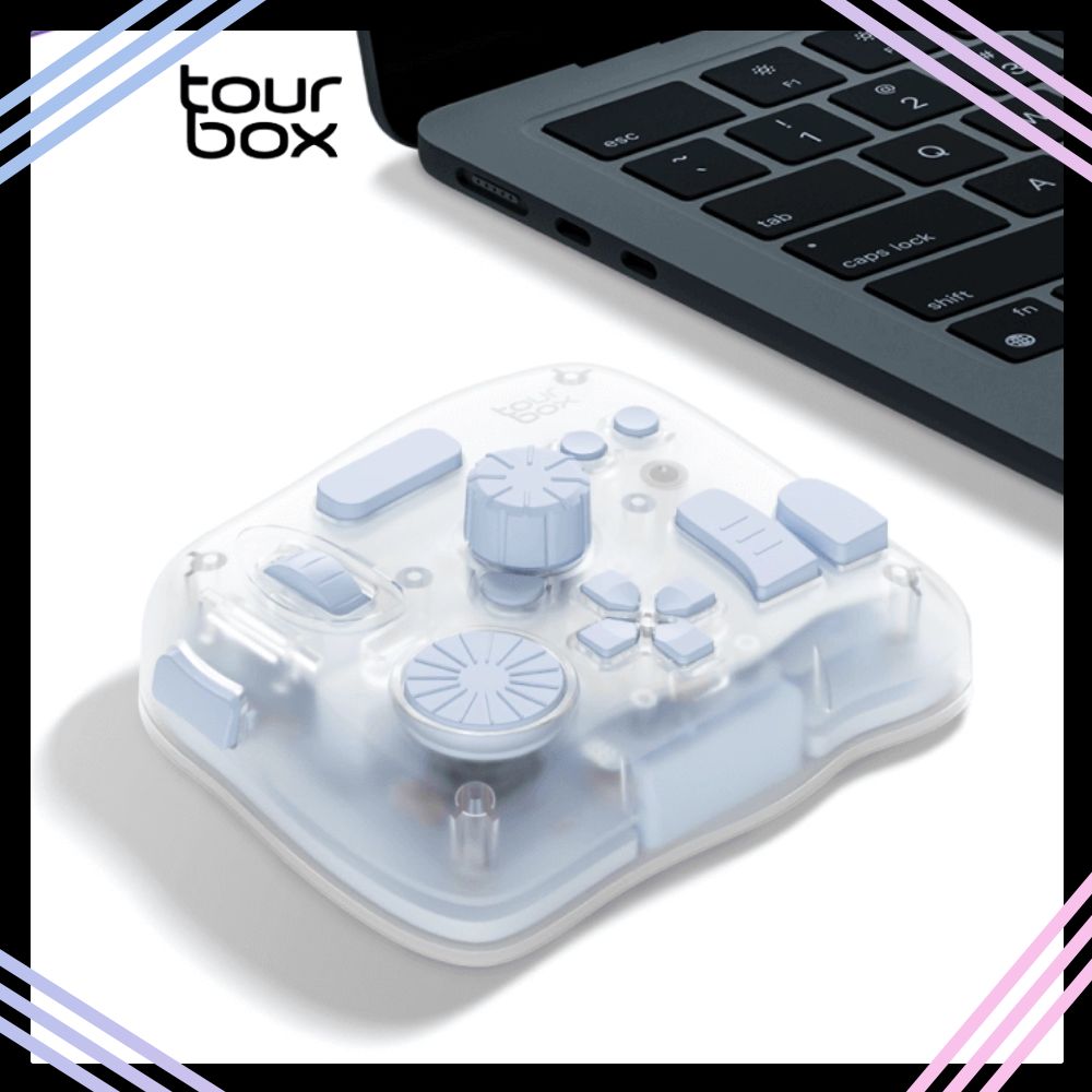 คีย์บอร์ดบลูทูธ New TourBox El - Pc Gaming Drawing บทวิจารณ์และราคา