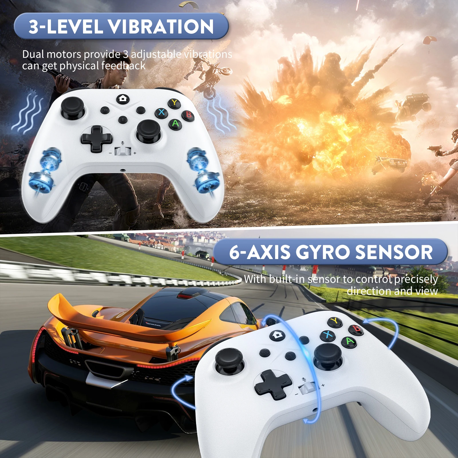 GAMROMBO ตัวควบคุมเกมสำหรับ XB - Pc Gaming Windows 7 บทวิจารณ์และราคา