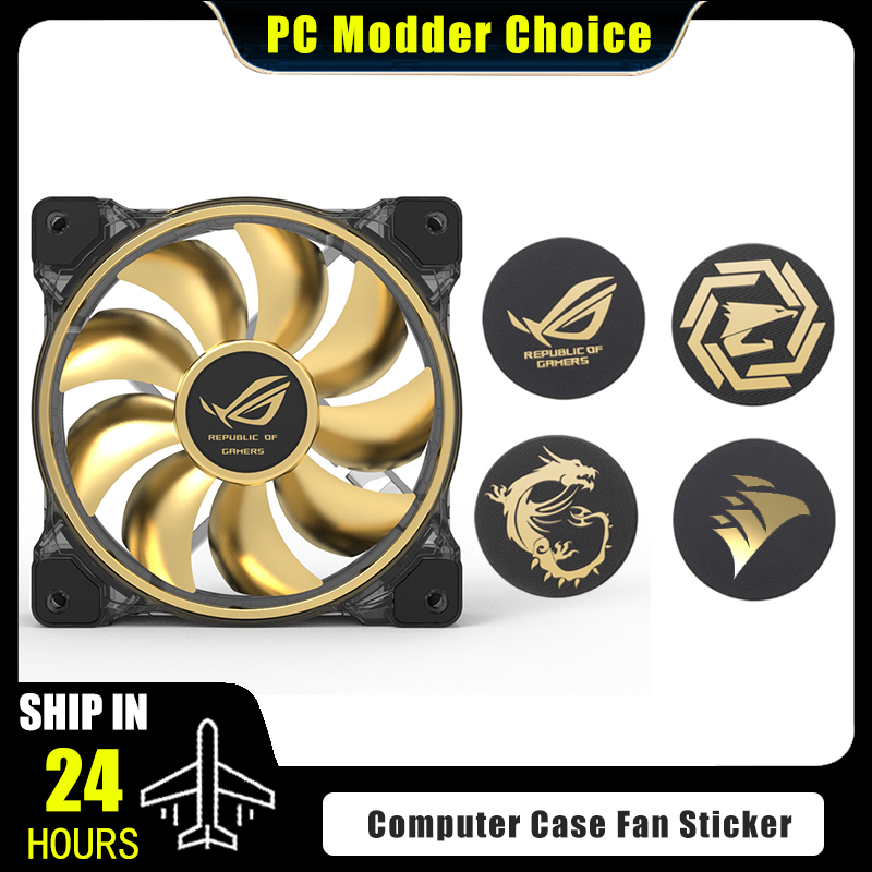 พัดลมคอมพิวเตอร์สติกเกอร์โลโก้ - Pc Gaming Upgrades บทวิจารณ์และราคา