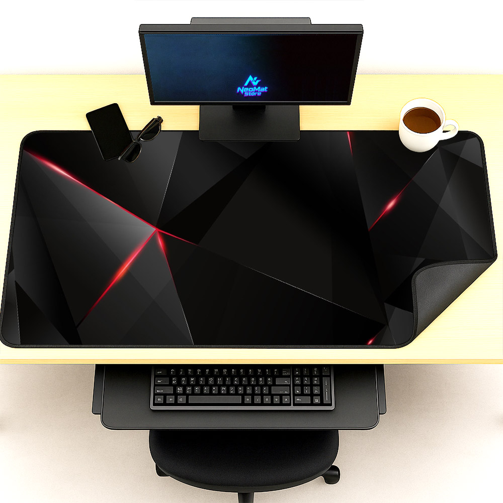 แผ่นรองเมาส์สีดำ 1200x600 แผ่น - Pc Gaming Names บทวิจารณ์และราคา