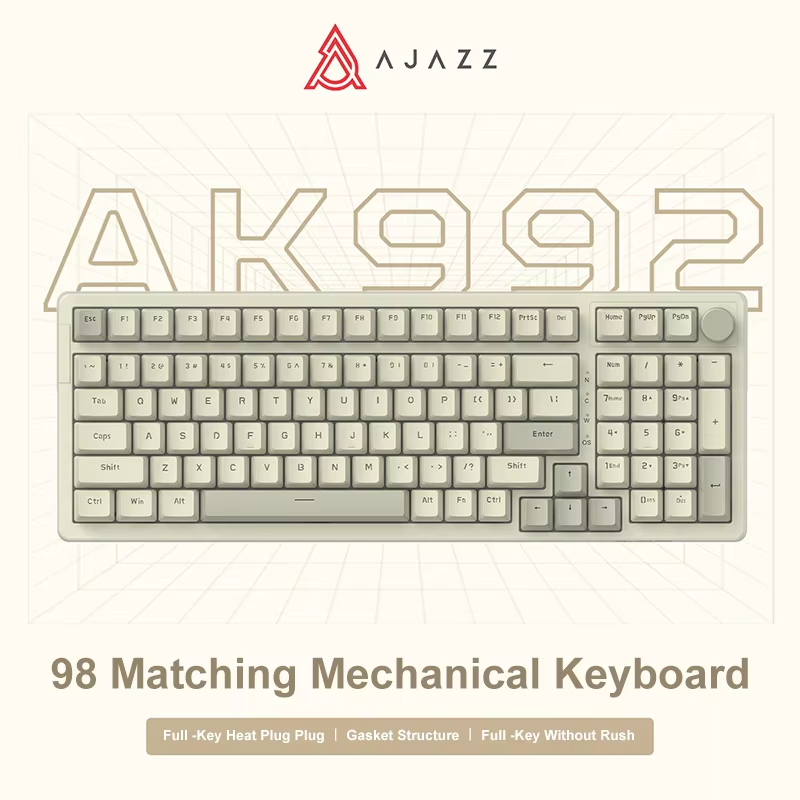 Ajazz คีย์บอร์ด AK992แบบมีสายค - Pc Gaming Fullset บทวิจารณ์และราคา