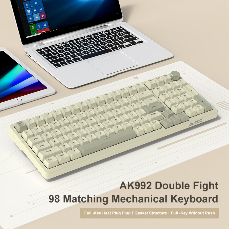 Ajazz คีย์บอร์ด AK992แบบมีสายค - Pc Gaming Fullset บทวิจารณ์และราคา