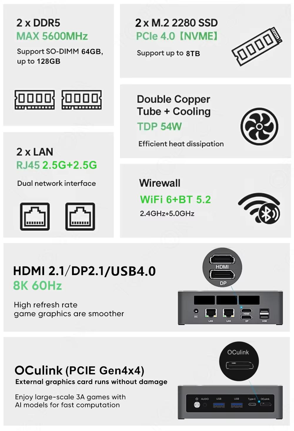 มินิพีซีเกมมิ่ง OCuLink รุ่นให - Pc Gaming Windows 7 บทวิจารณ์และราคา