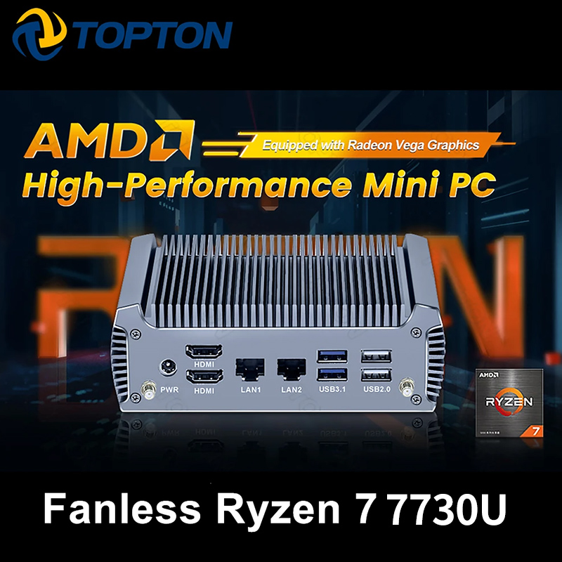 Topton FU02 Fanless Mini PC AM - Pc Gaming Windows 7 บทวิจารณ์และราคา
