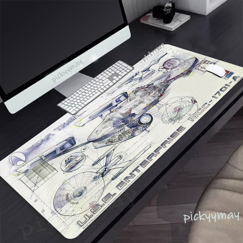 แผ่นรองเมาส์สําหรับเล่นเกมขนาด - Pc Gaming Drawing บทวิจารณ์และราคา