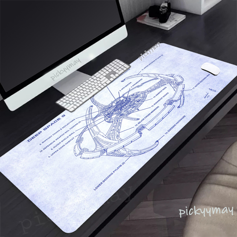 แผ่นรองเมาส์สําหรับเล่นเกมขนาด - Pc Gaming Drawing บทวิจารณ์และราคา