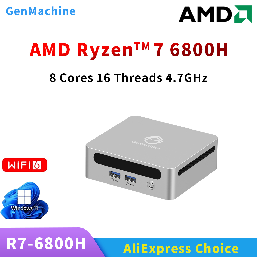 GenMachine Ryzen 6600H 6600U 6 - Pc Gaming Windows 7 บทวิจารณ์และราคา