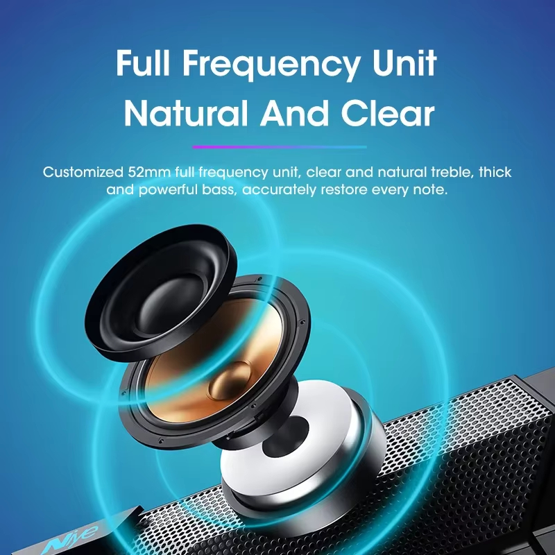 4D บลูทูธ 5.0 ซาวด์บาร์แบบมีสา - Gaming Speaker บทวิจารณ์และราคา