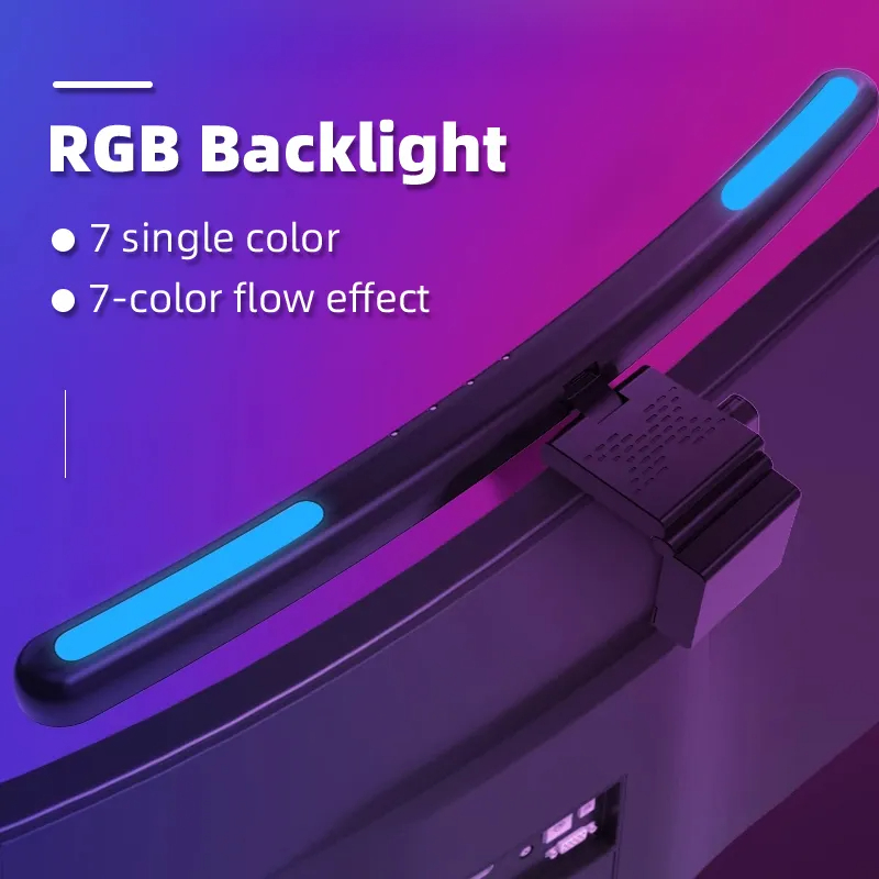 โคมไฟหน้าจอแอลอีดีโค้ง USB RGB - Pc Gaming Notebook บทวิจารณ์และราคา